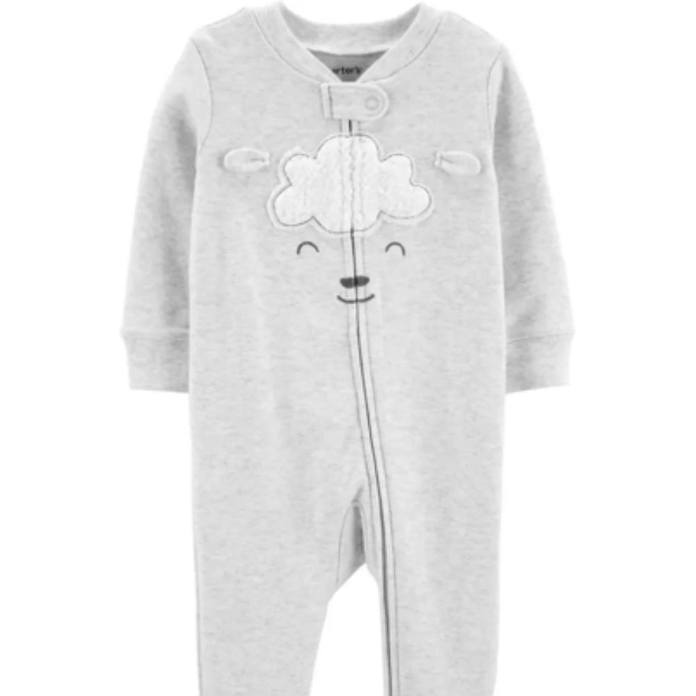 Carter's Lamb Zip-Up Cotton Sleep  foodie & Play